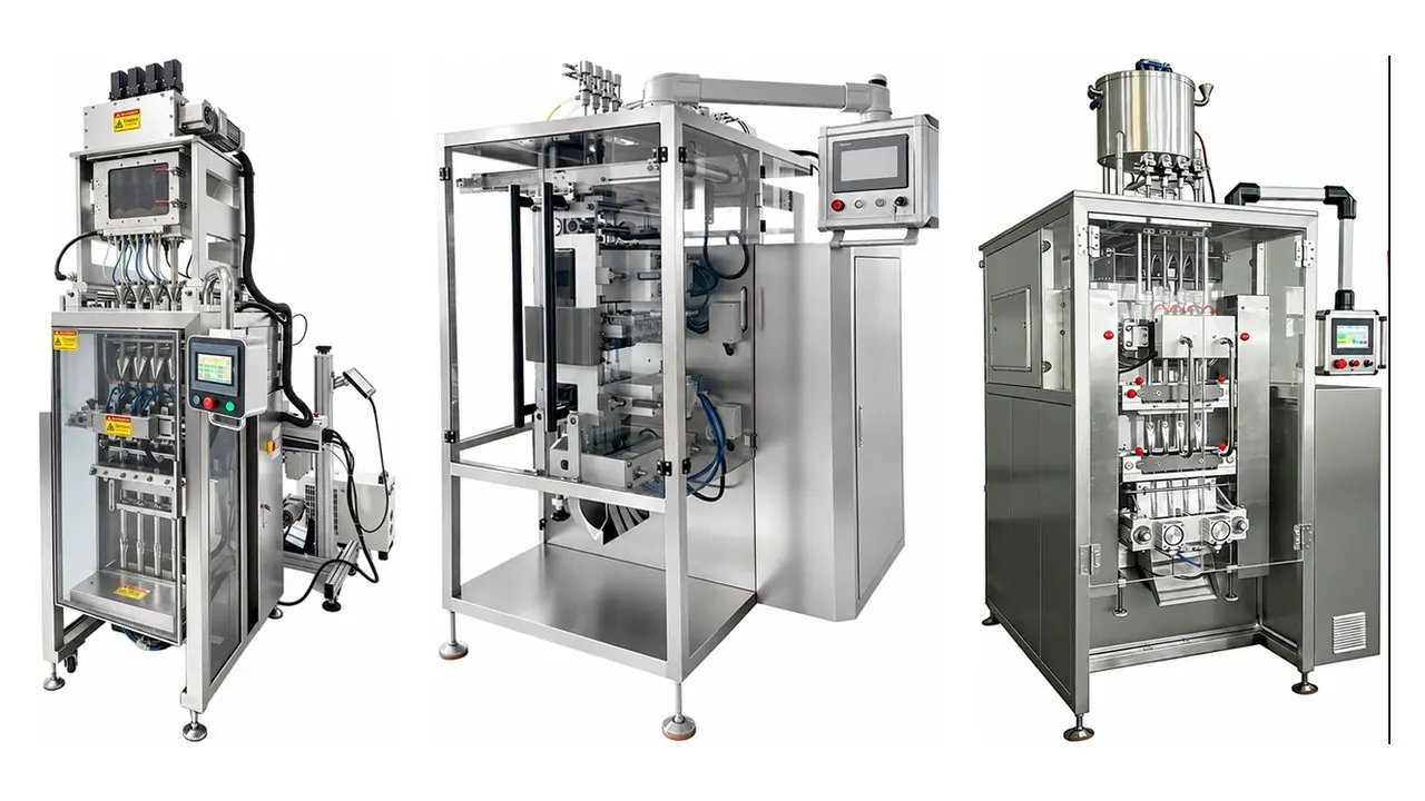 LINEVO multi-lane sachet packing machines for powder, liquid and granule products