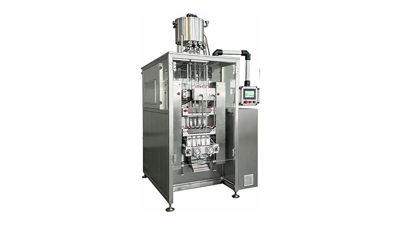LV-350X four-side seal granule sachet packing machine